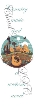 Country Music and a Western Novel Bookmark
