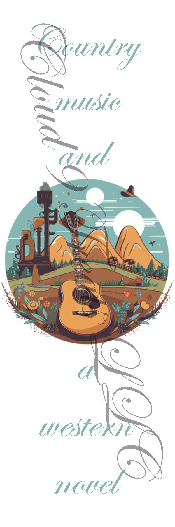 Country Music and a Western Novel Bookmark