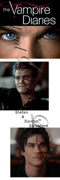 Stefan and Damon Salvatore: The Vampire Diaries Bookmark